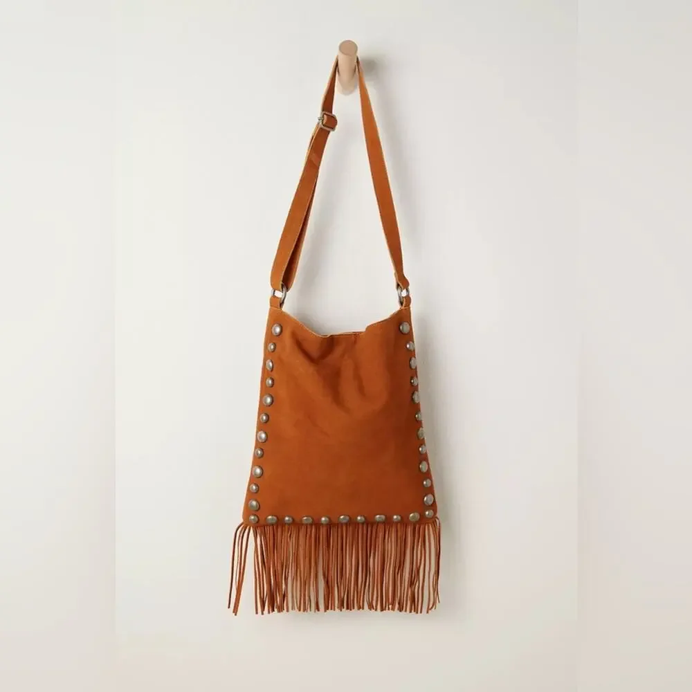Free People Catalina Fringe Crossbody Bag